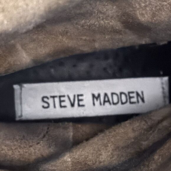 Steve Madden Judgement Women's Size 7M Distressed Leather Tall Moto Boots - Picture 8 of 15